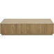 Kalla 65 X 40 inch Rustic Oak Coffee Table